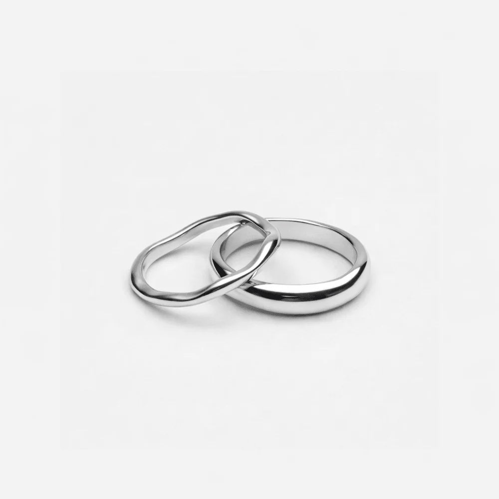 Wave Ring Set