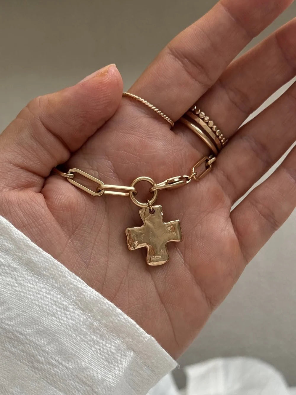 Chunky Cross Necklace