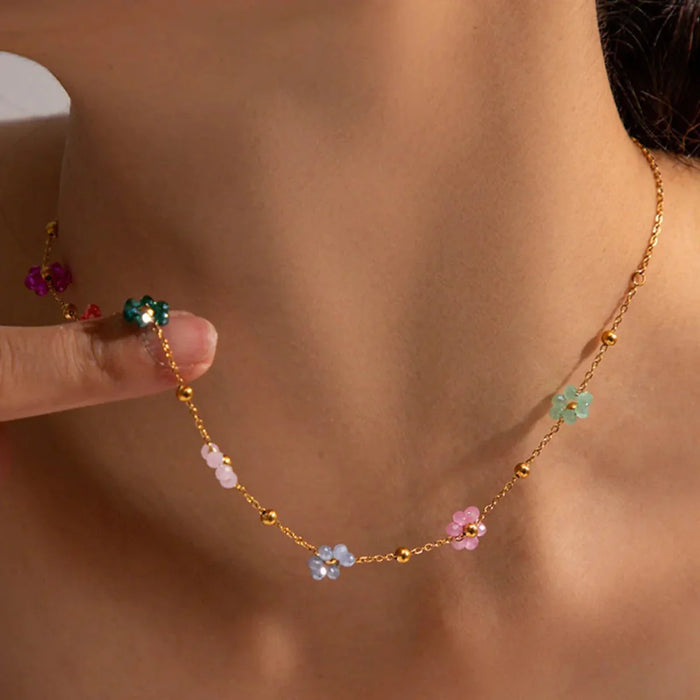 Floral Azalea Necklace