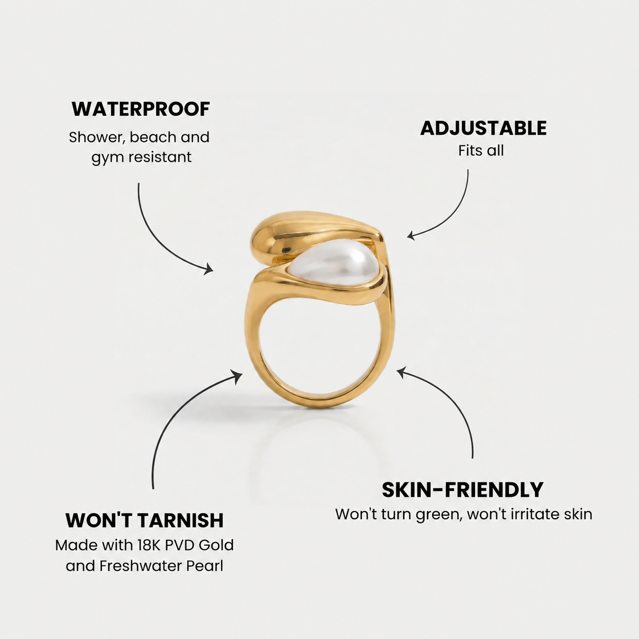 Drop Bead Ring