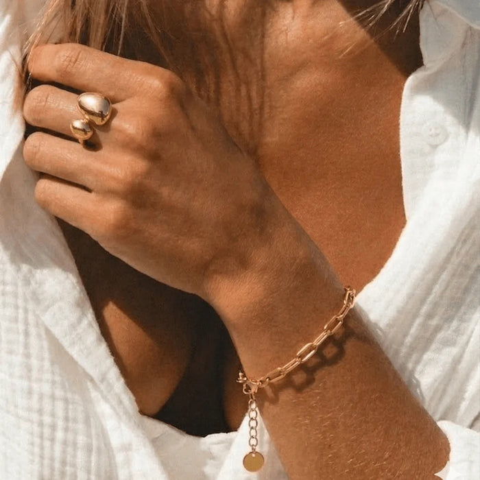 Organic Oval Ring