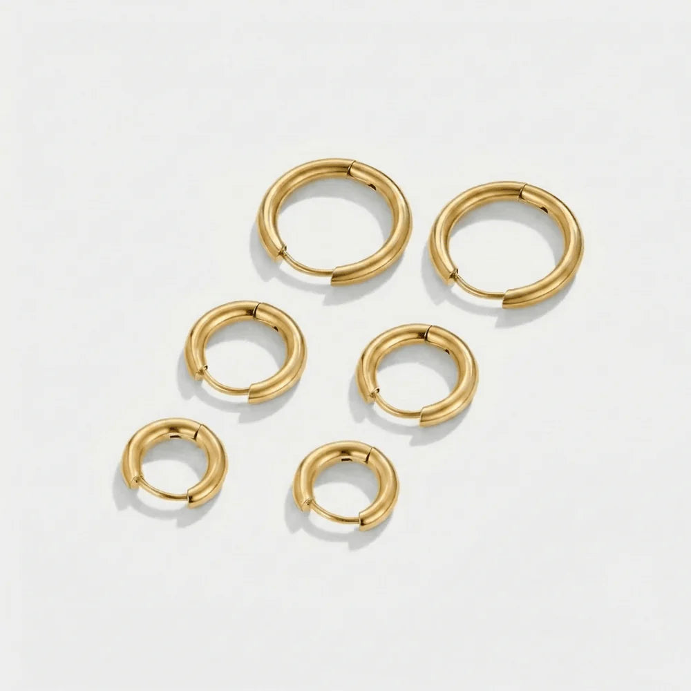 Triple Hoop Set
