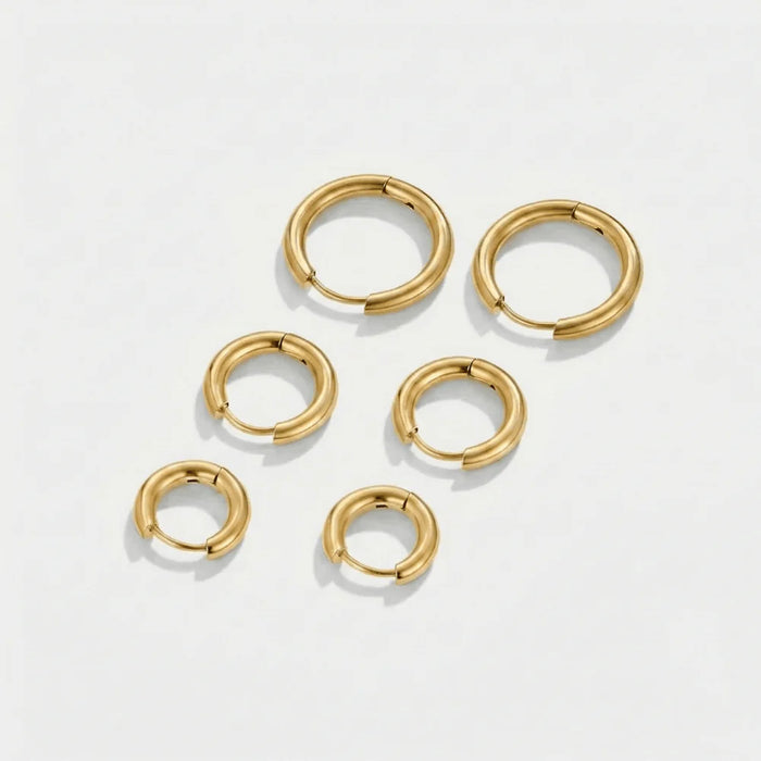 Triple Hoop Set