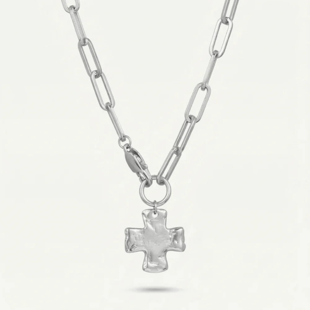 Chunky Cross Necklace
