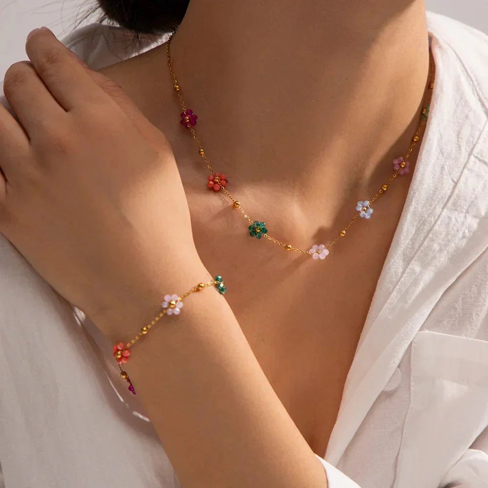 Floral Azalea Necklace