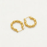 Beaded Hoops